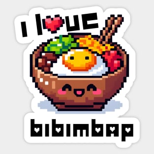 I Love Bibimbap Sticker